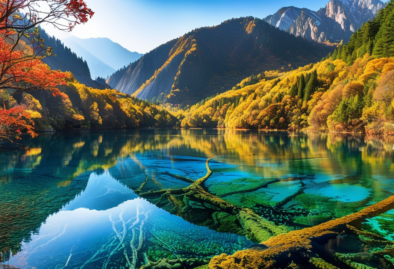 從人間仙境到佛教聖地 九寨·樂山·峨眉九寨溝8天團