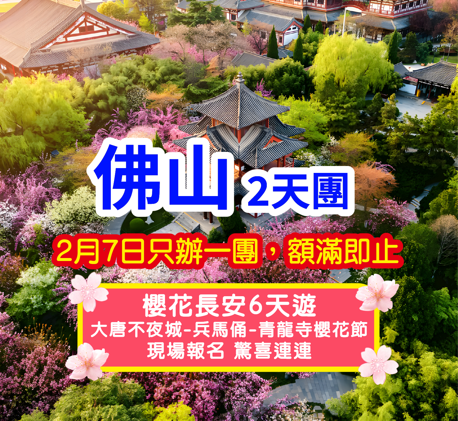 入住【佛山駿景酒店】歎酒店自助晚餐、品【非遺大板橋蒸豬宴】2天團