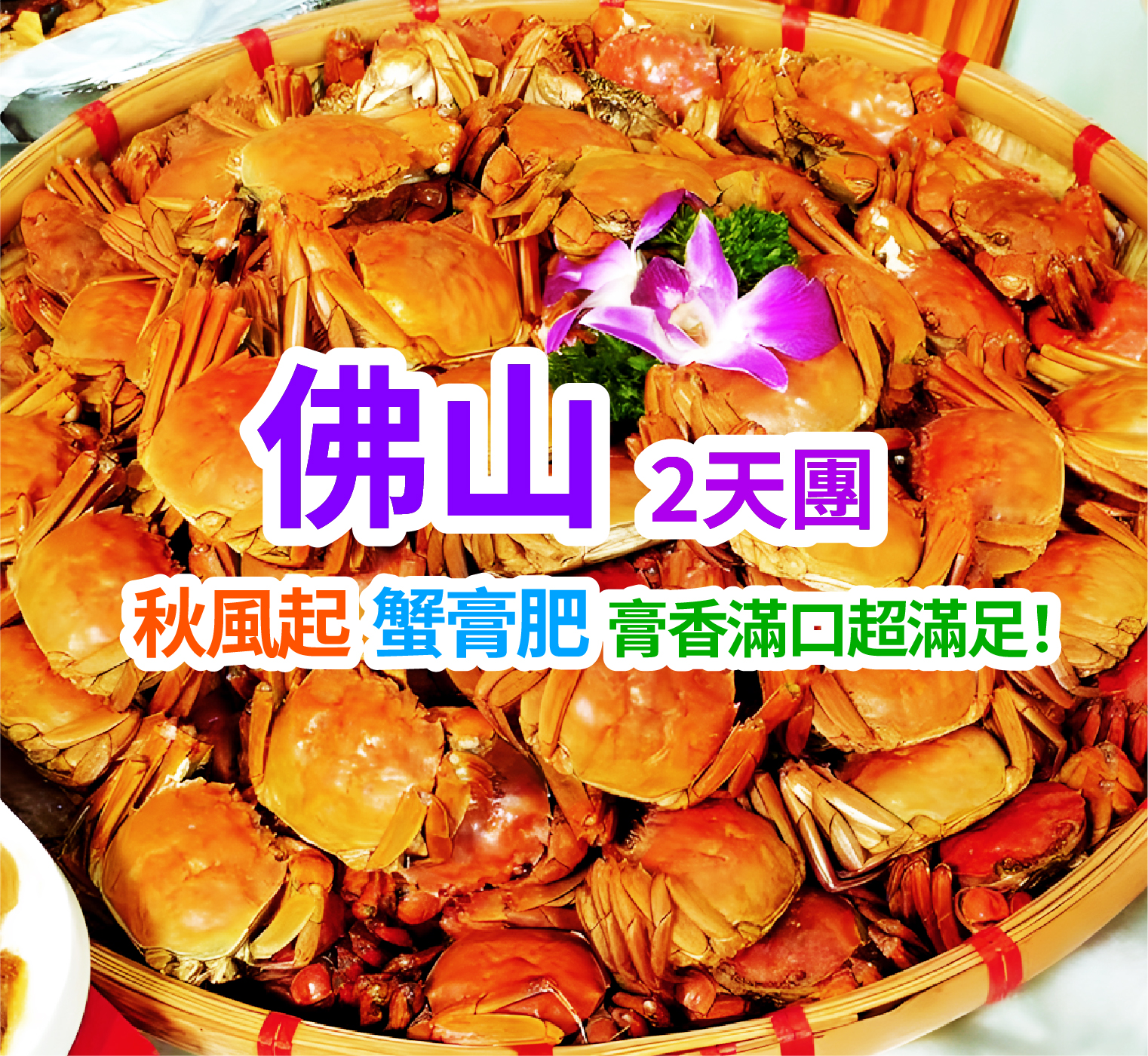 『秋風起 蟹膏肥』豪食每圍100隻金秋大閘蟹 酒店豪華KTV房暢玩 2天團