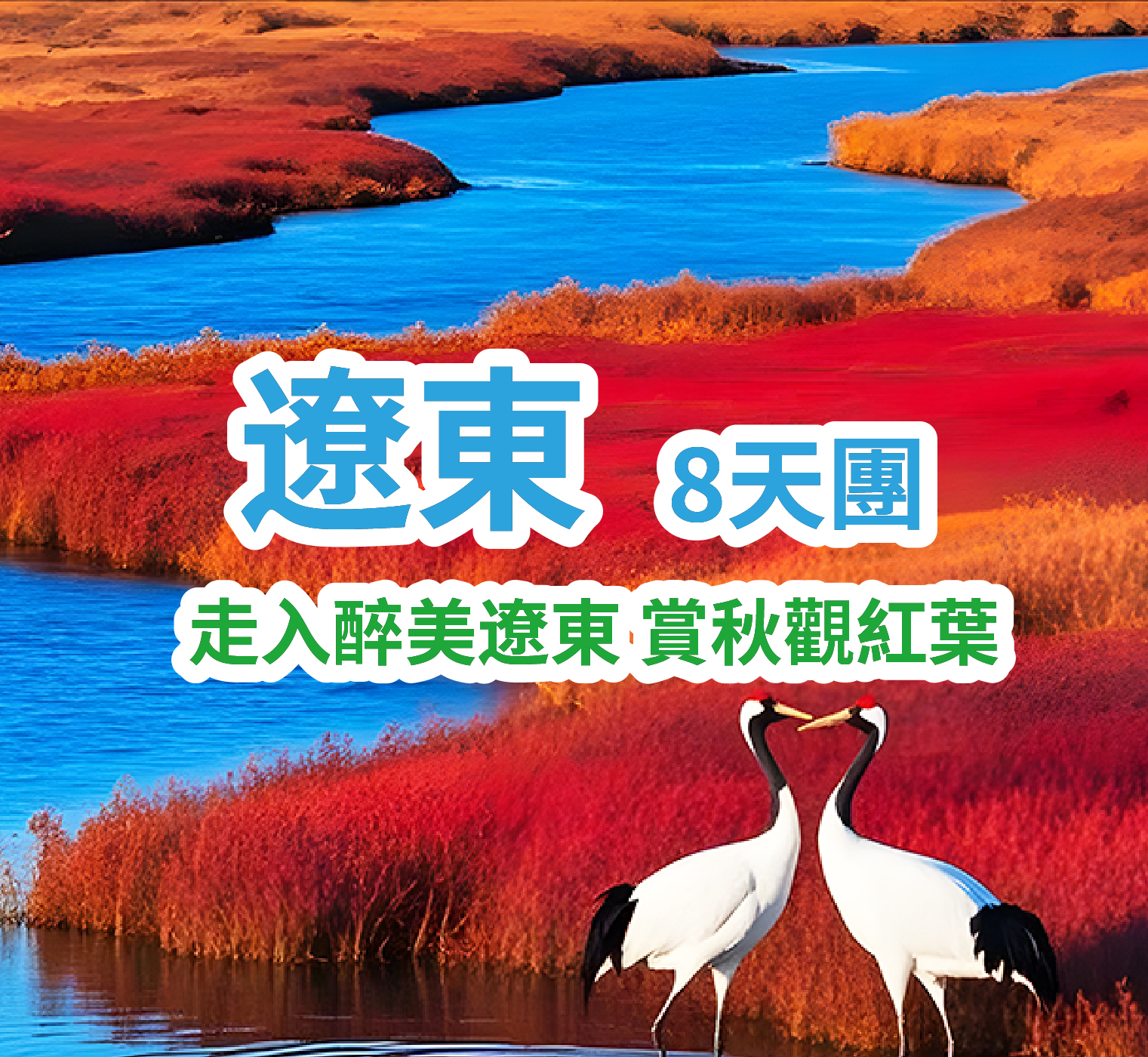 遼東(秋季限定9-10月)賞秋觀紅葉  直航8天團