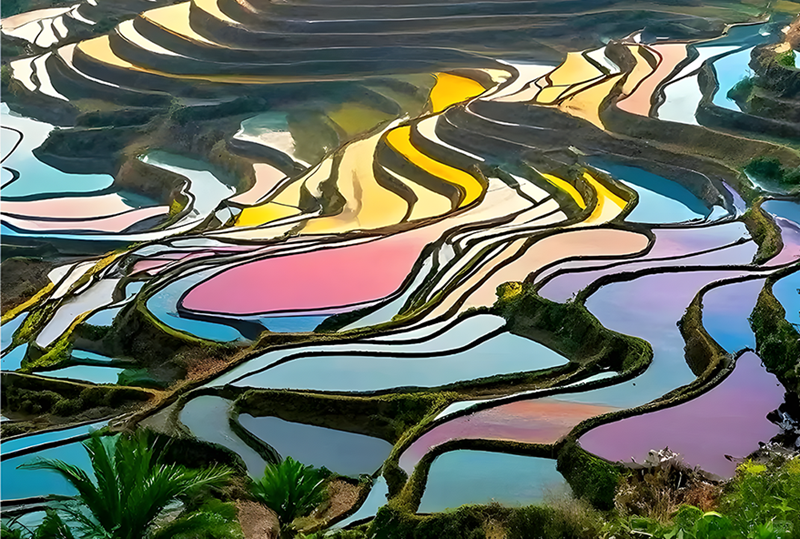 雙省聯遊 雲南貴州賞油菜花7天團