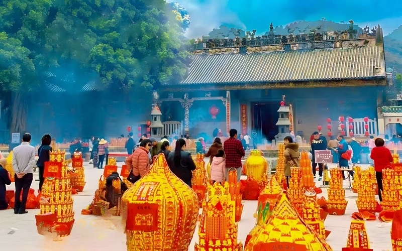 傳承千年香火【龍母祖廟】祈福  任浸星空溫泉 五洞牛肉火鍋宴 3天團