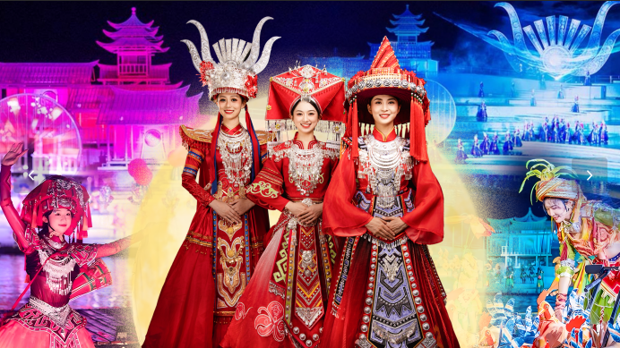 睇震撼實境劇，遊英西峰林,『峰林曉鎮“粉黛亂子草”+山水麗人實景表演』英德天鵝湖寶晶宮度假酒店3天團
