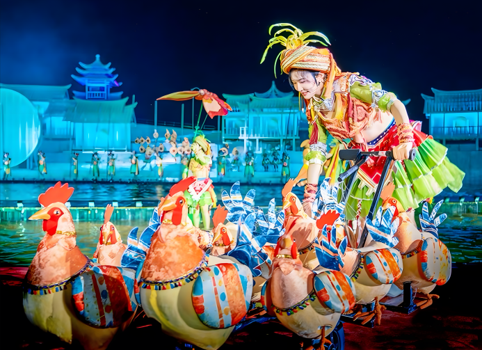 日遊長隆遇猛獸，夜賞『山水麗人』，探尋三水藍眼淚，輕鬆愜意親子豪華海鮮燒烤自助餐3天團