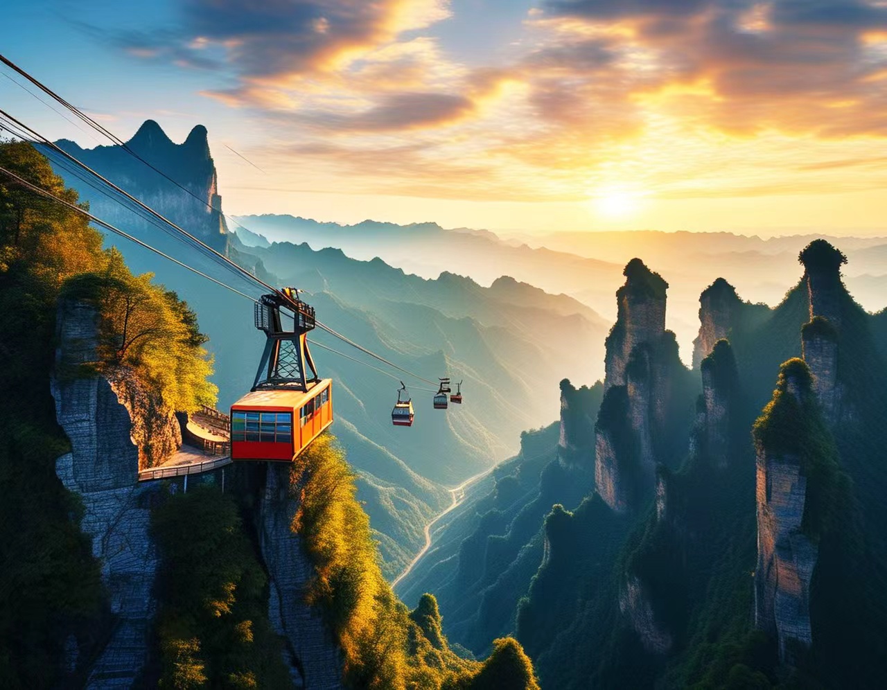 踏青桃花源 盛大歡迎晚宴 春韻張家界5天團