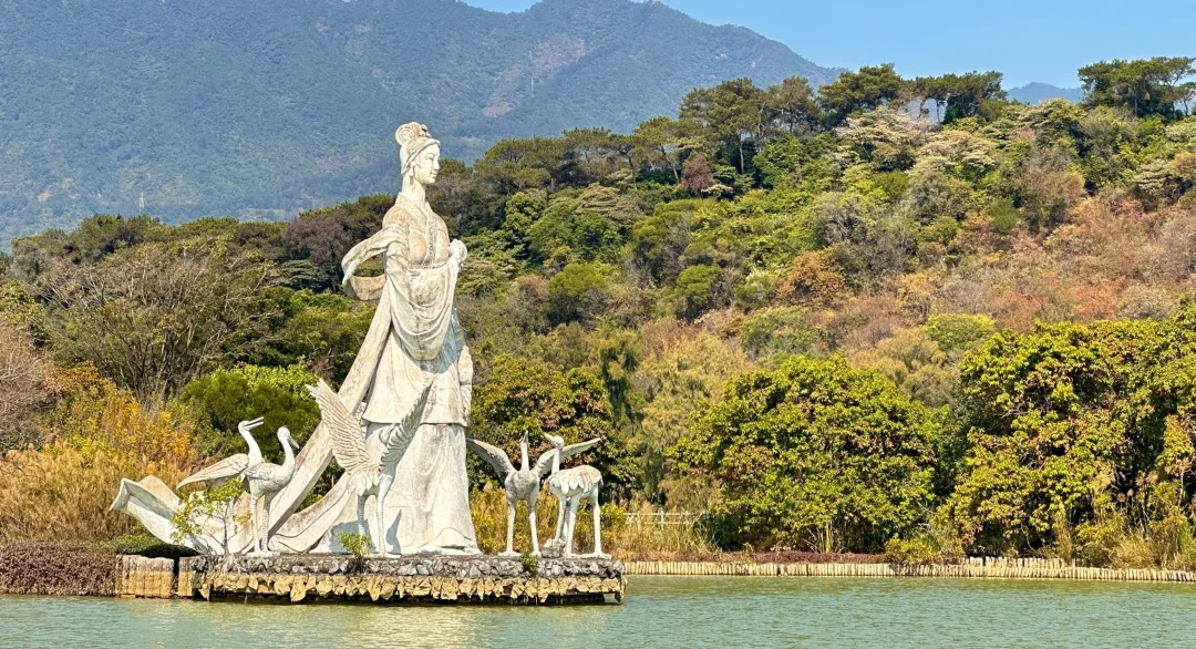 肇慶重本包【星湖濕地公園船遊+仙女湖景區+丹頂鶴島】一年一度的【臥佛含丹】觀神奇的天然臥佛含丹奇境 2天團
