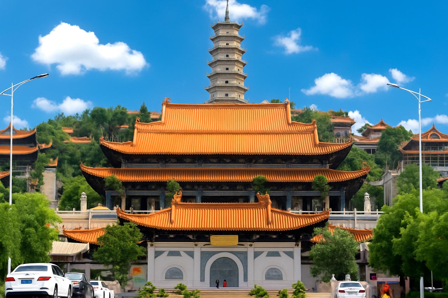 連住兩晚·不用搬行李 世界第一天然臥佛【南臺臥佛風景區】(重本包門票、觀光車、雲梯玻璃樓道、天空之鏡及金頂佛手)純玩3天團