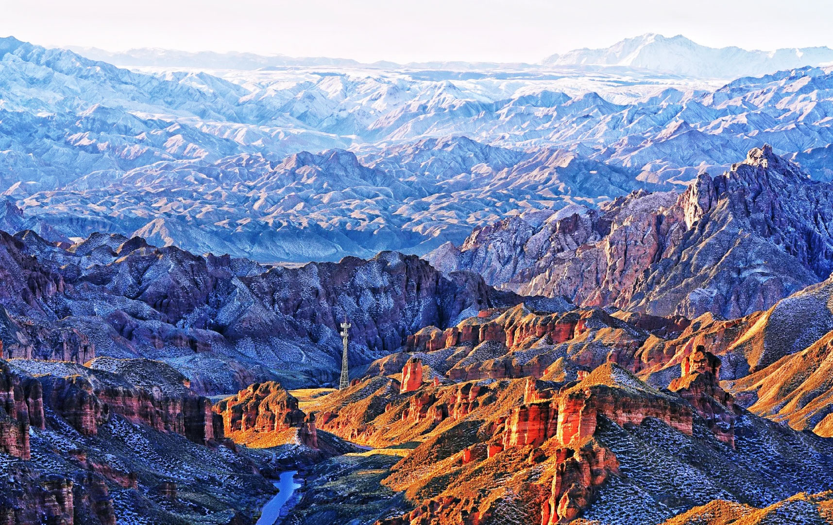 青海湖莫高窟大柴旦翡翠湖七彩丹霞 甘肅蘭州8天團