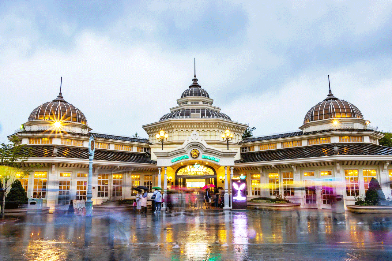 香草環繞歐式園邸 燈影流轉童話夢境 韓國首爾愛寶樂園5天團