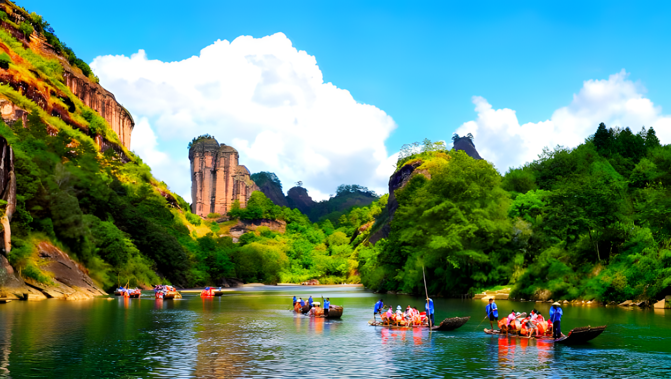 丹霞秘境 尋幽武夷 福建4天團