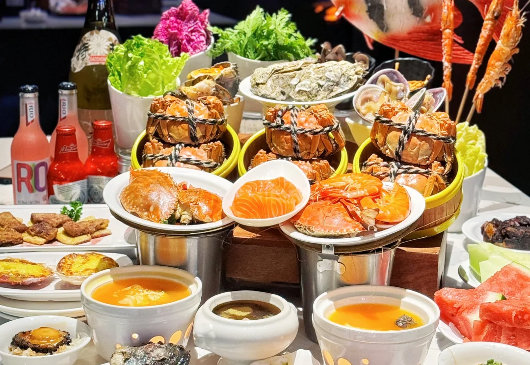 東莞超豪華銘門盛宴藝術海鮮自助餐 2天團
