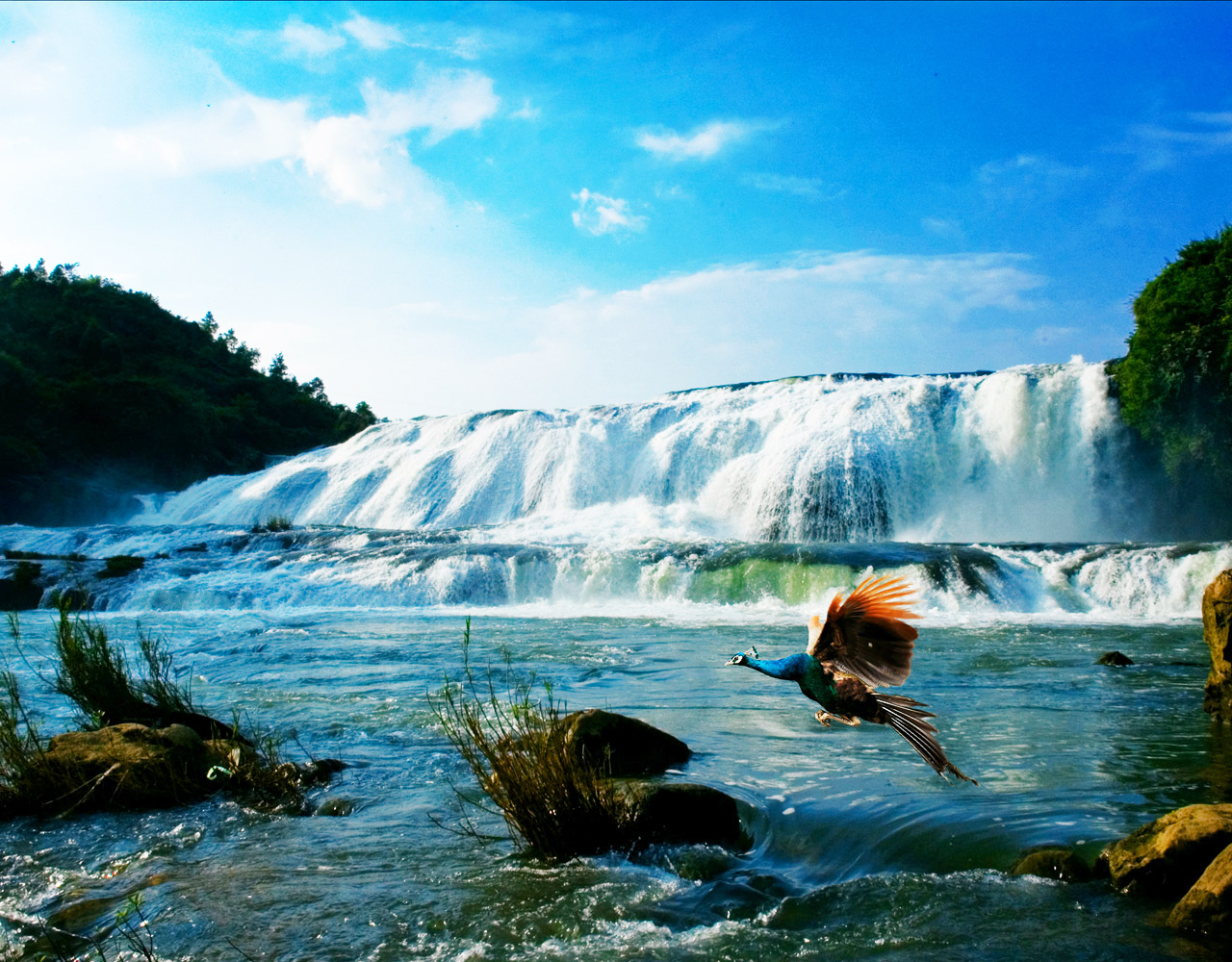 【西九龍往返】貴州國家5A【黃果樹瀑布】貴州新地標【花江峽谷大橋】船遊【萬峰湖景區】高鐵純玩5天團