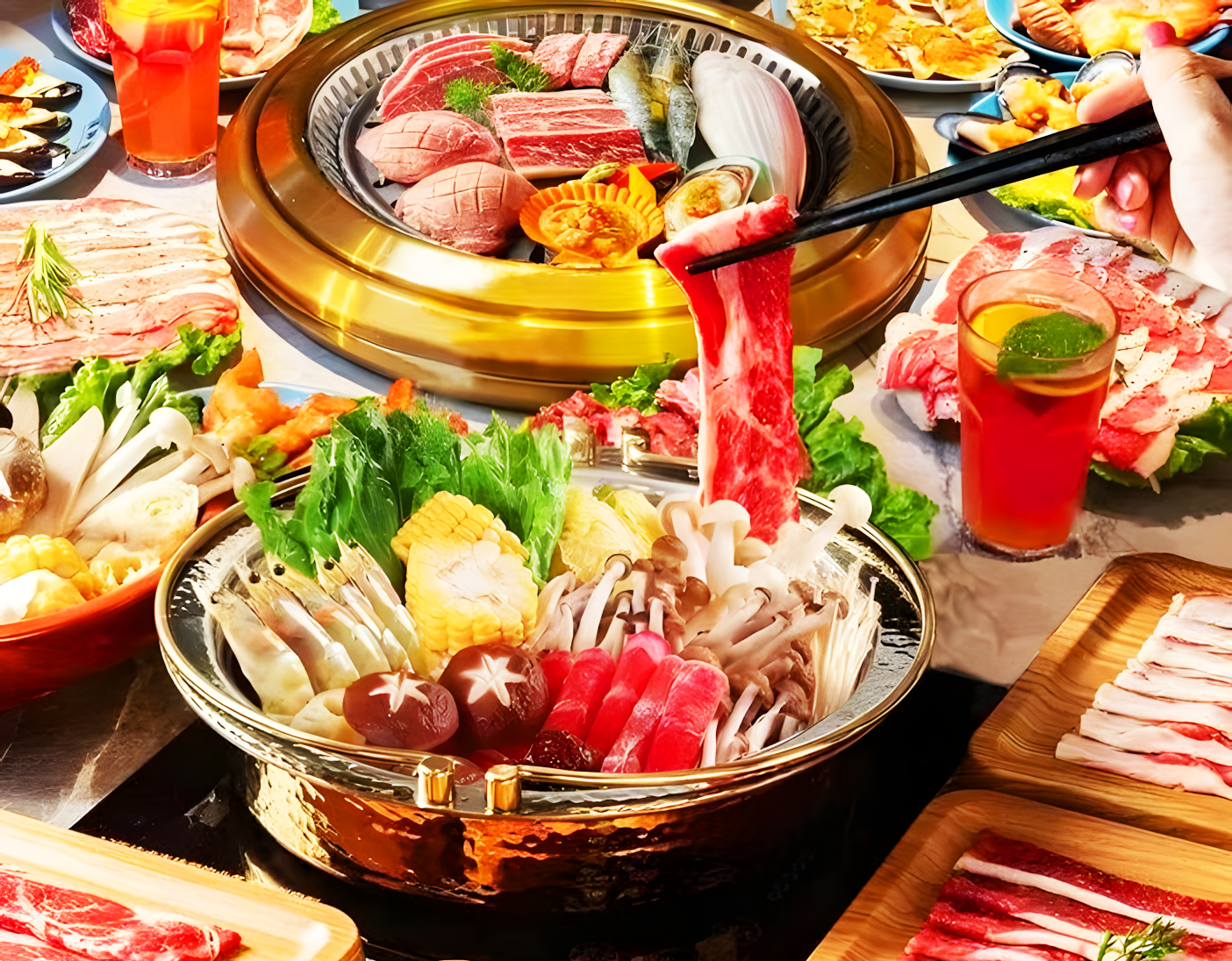 【下午出發】保證入住上年全新裝修【中山燈都時代酒店】暢玩酒店室外泳池、手動麻將任打 豪歎【生猛海鮮即撈即煮+無限烤肉自助餐】【杜阮涼瓜撈雞宴】中山純玩天半團